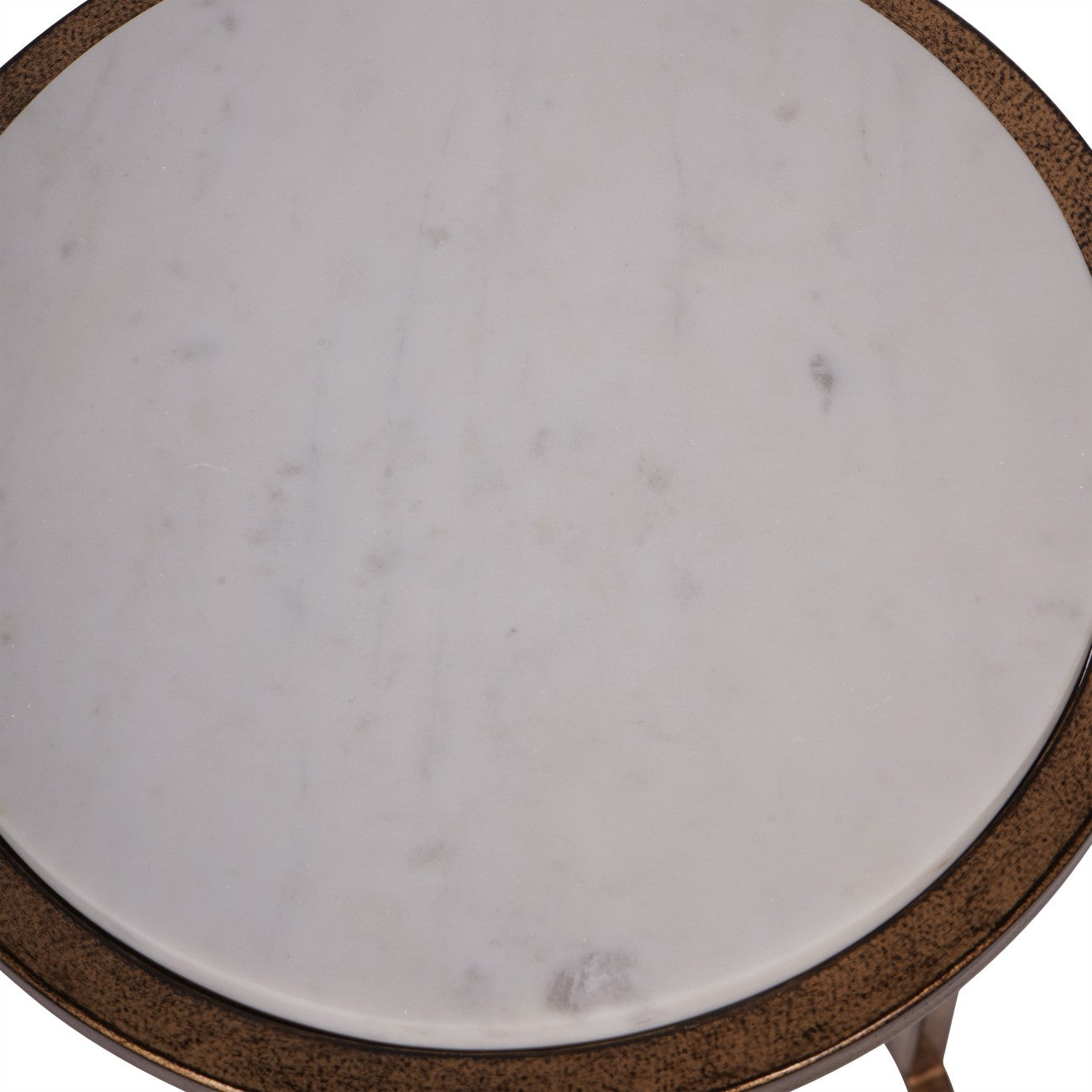 Perrin Accent Table — White Banswara Marble