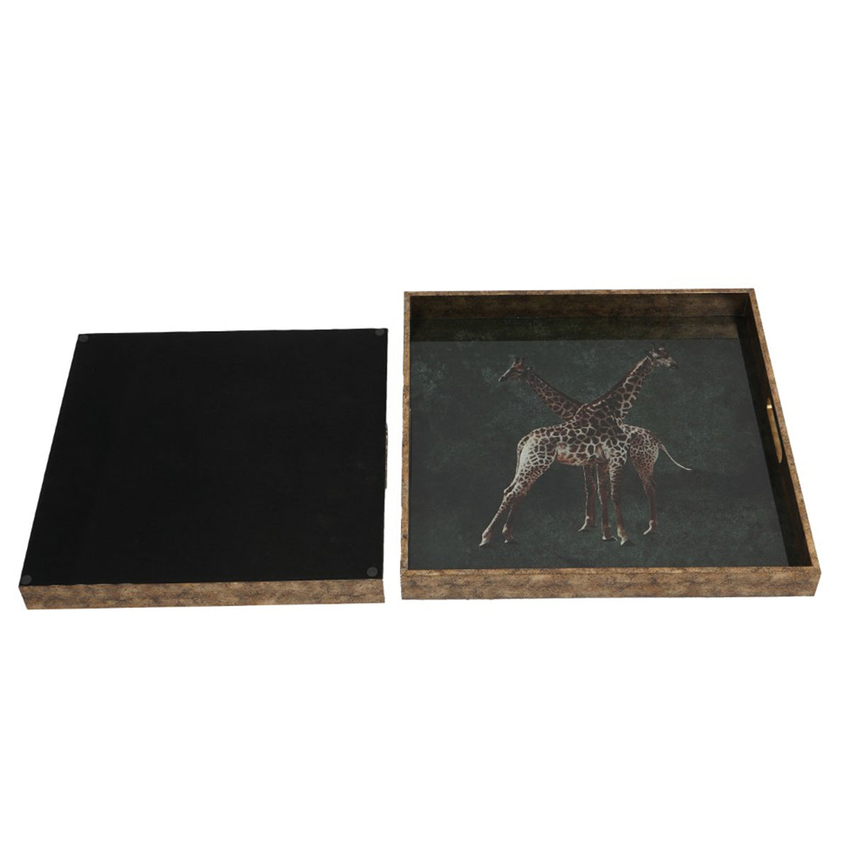 Isolde Giraffe Nesting Trays, Set of 2