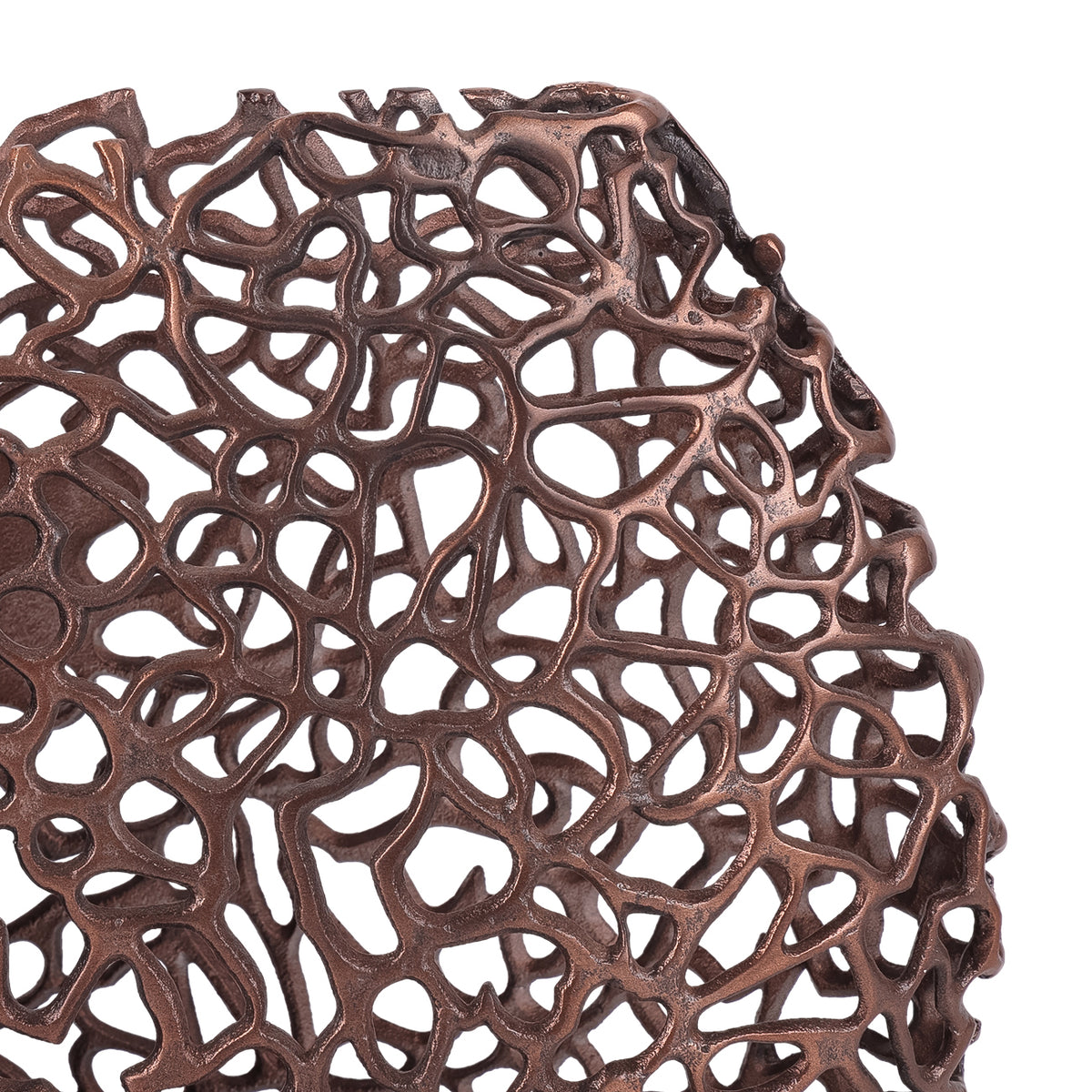 Cove Coral Bronze Ellipse Vase
