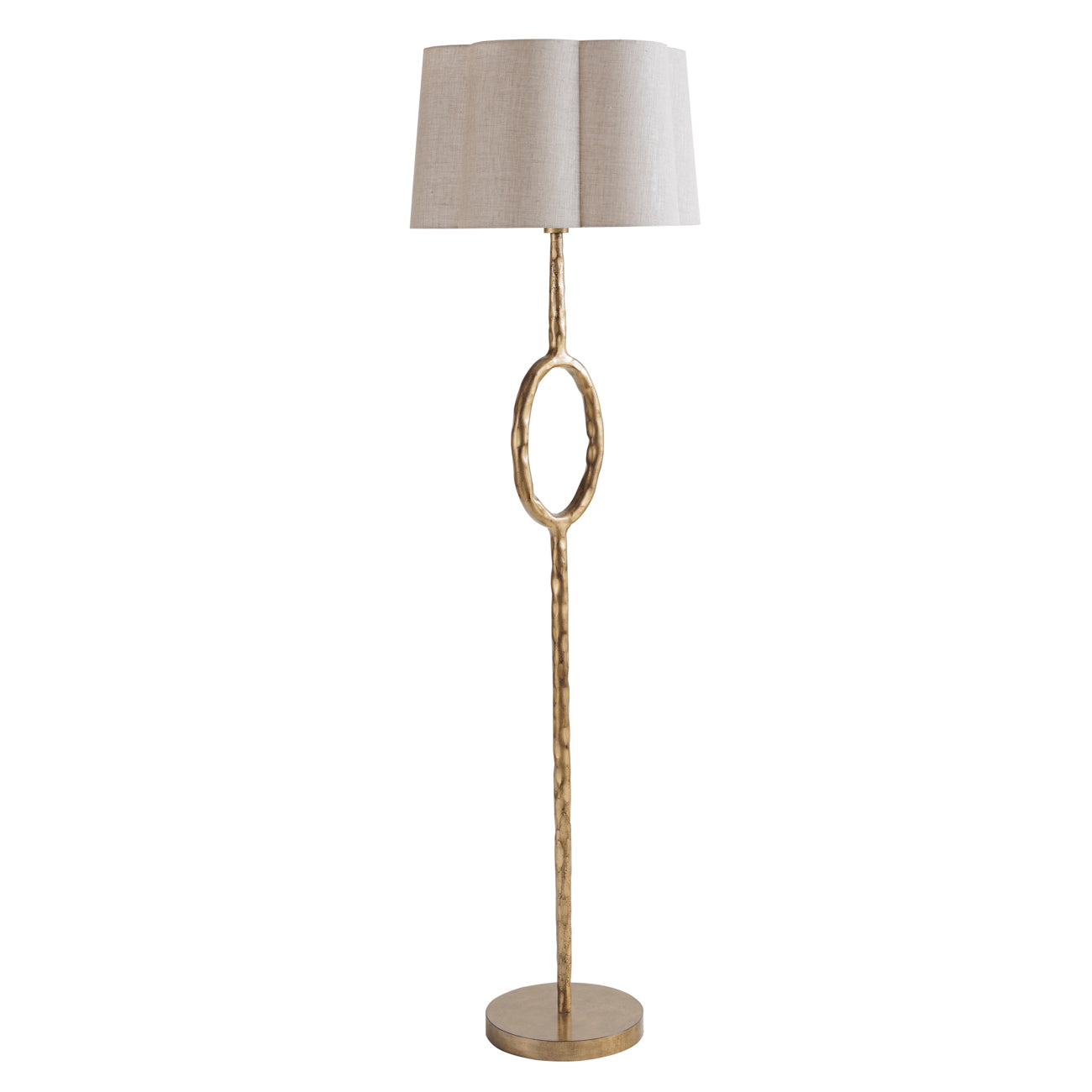 Ondrej Floor Lamp with Linen Shade