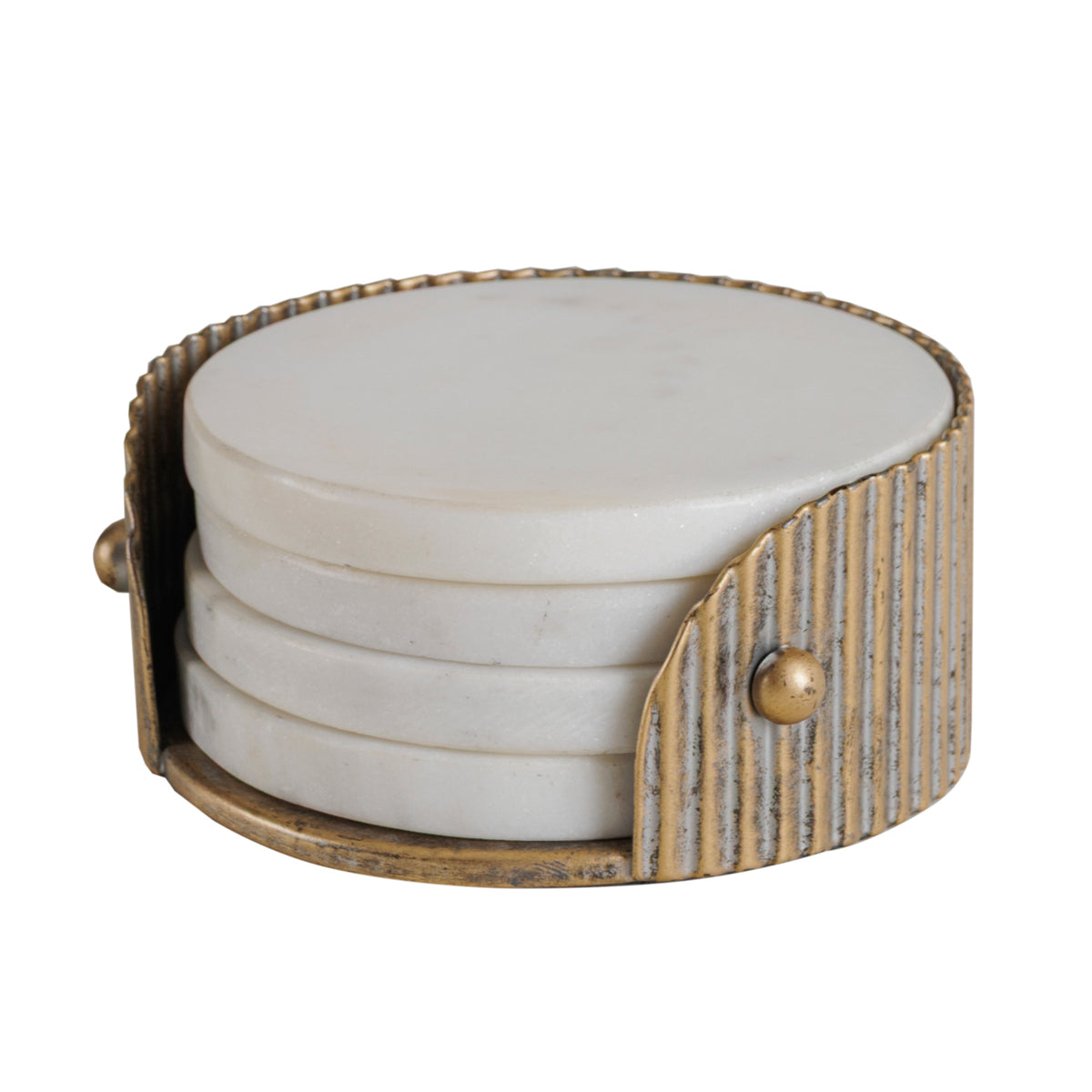 Belrose Marble Coasters, Set of 4