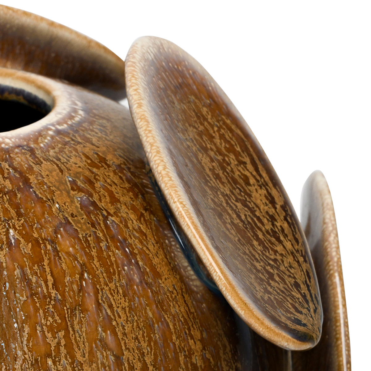 Solstice Reactive Glaze Round Vase