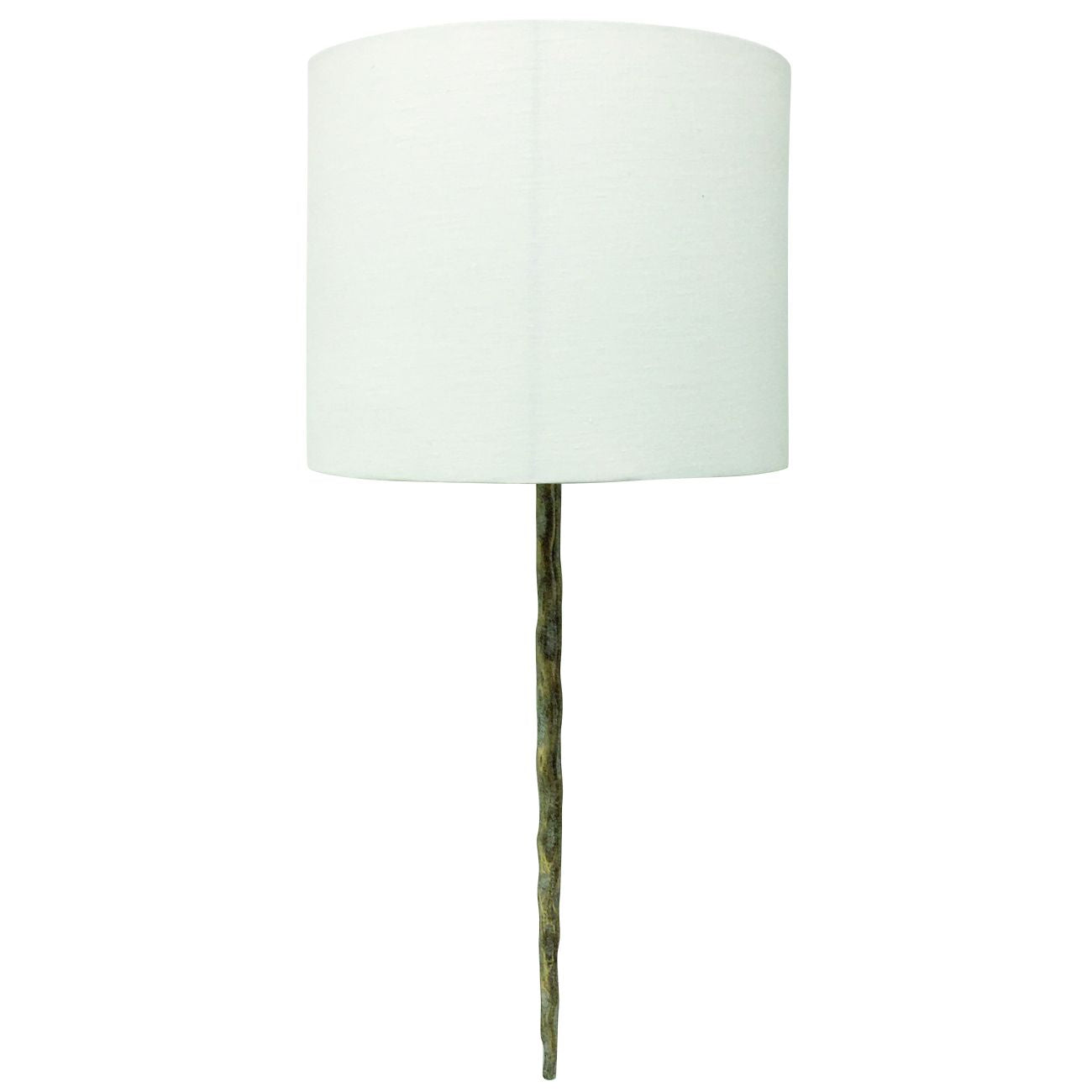 Caldera Hammered Brass Wall Light