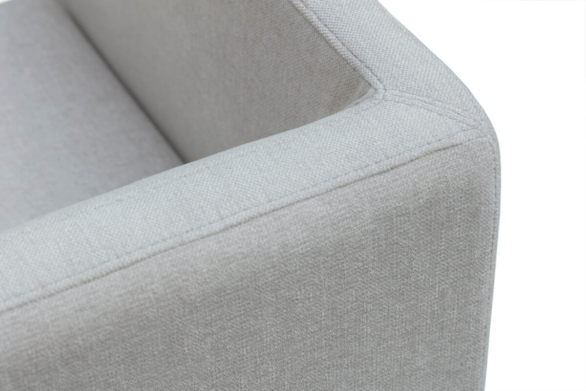 Elmsford Upholstered Dining Chair – Cream Oak