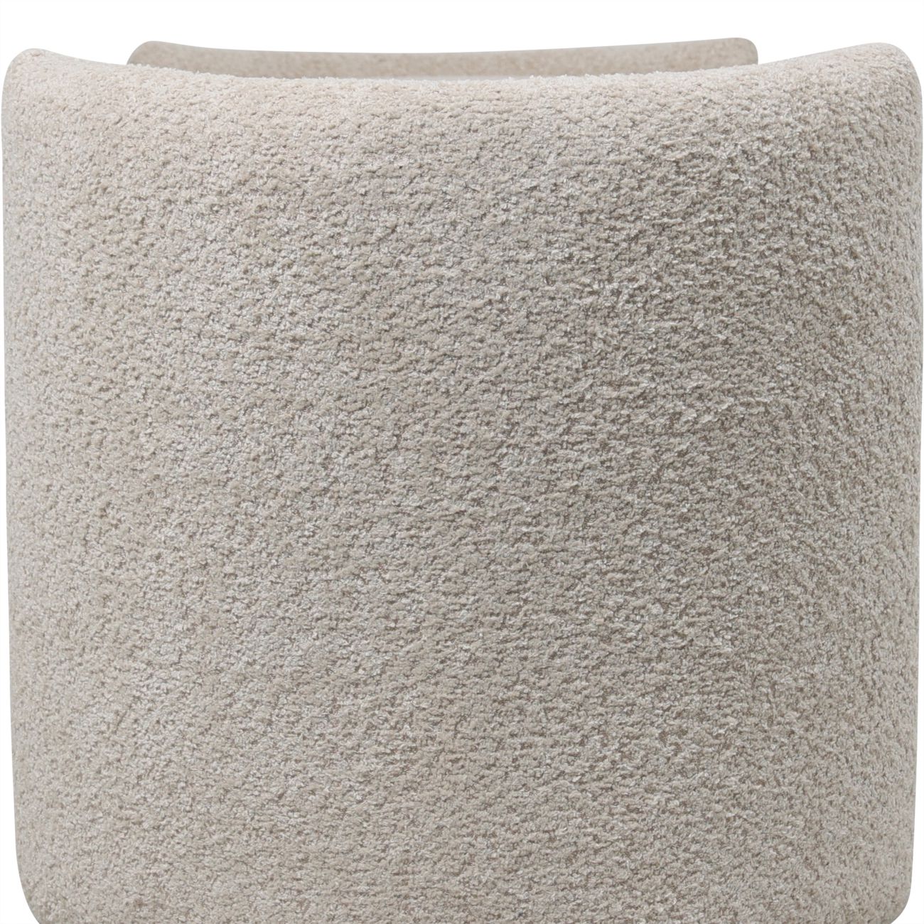 Elowen Bouclé Storage Bench – Cream