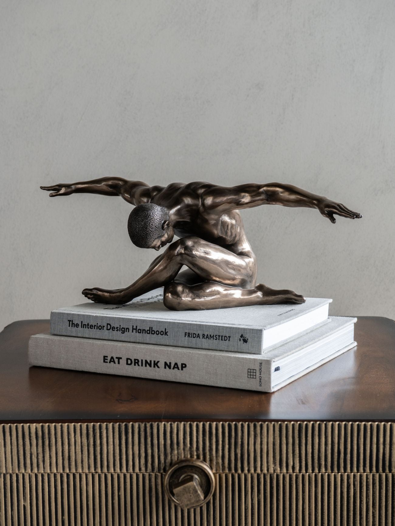 Elysian Outstretch Bronze Male Sculpture