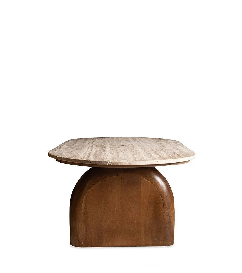 Aydin Travertine Coffee Table
