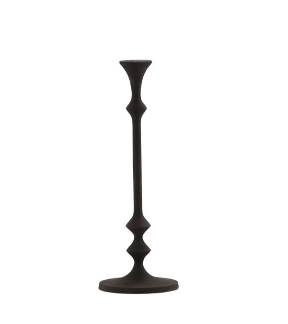 Black Tall Candle Holder
