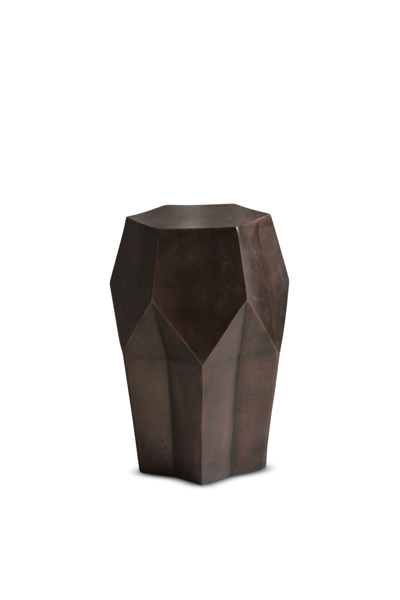 Diamond Drum Side Table