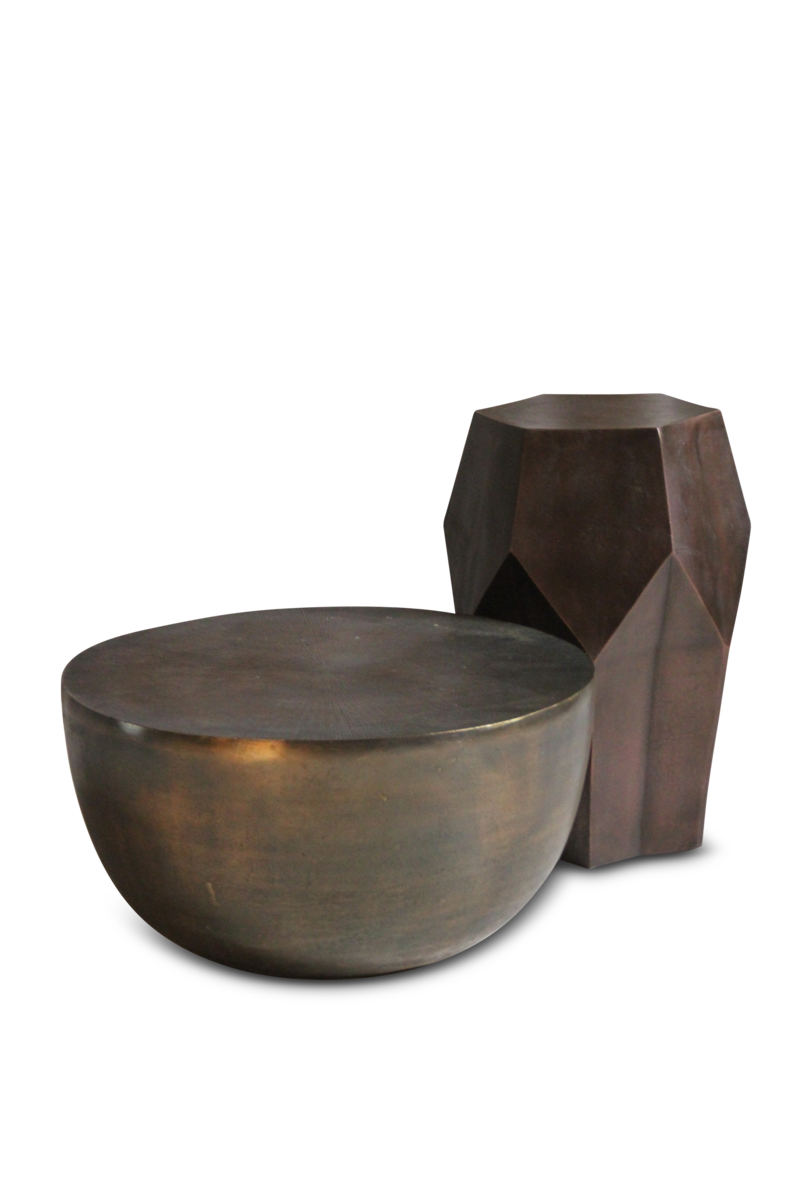 Diamond Drum Side Table
