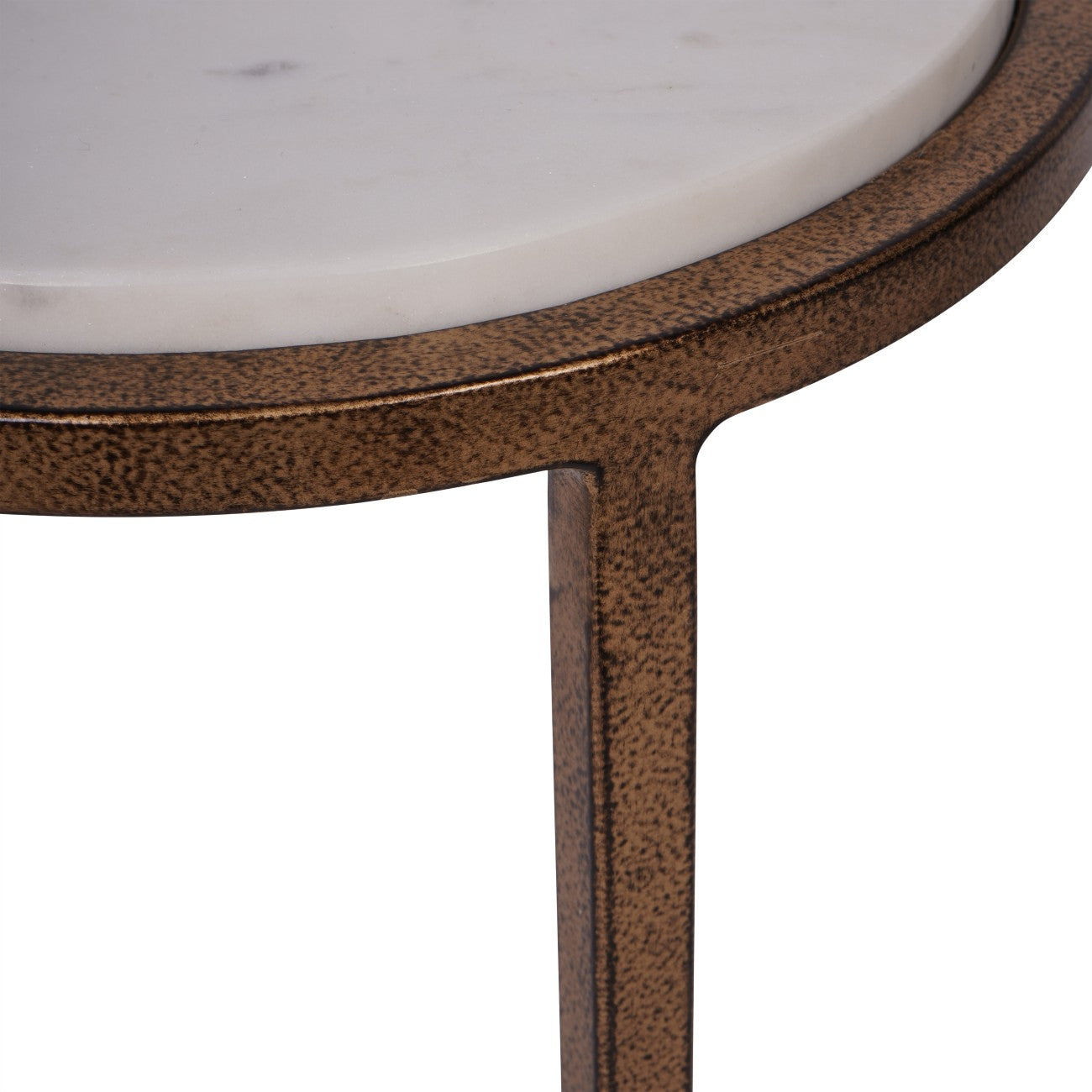 Perrin Accent Table — White Banswara Marble