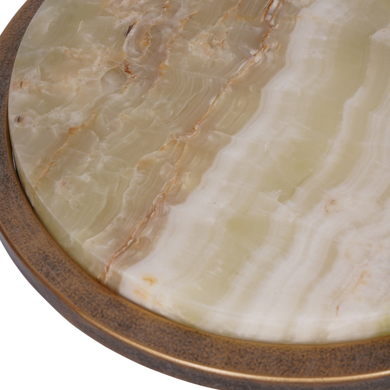 Perrin Accent Table — Green Onyx