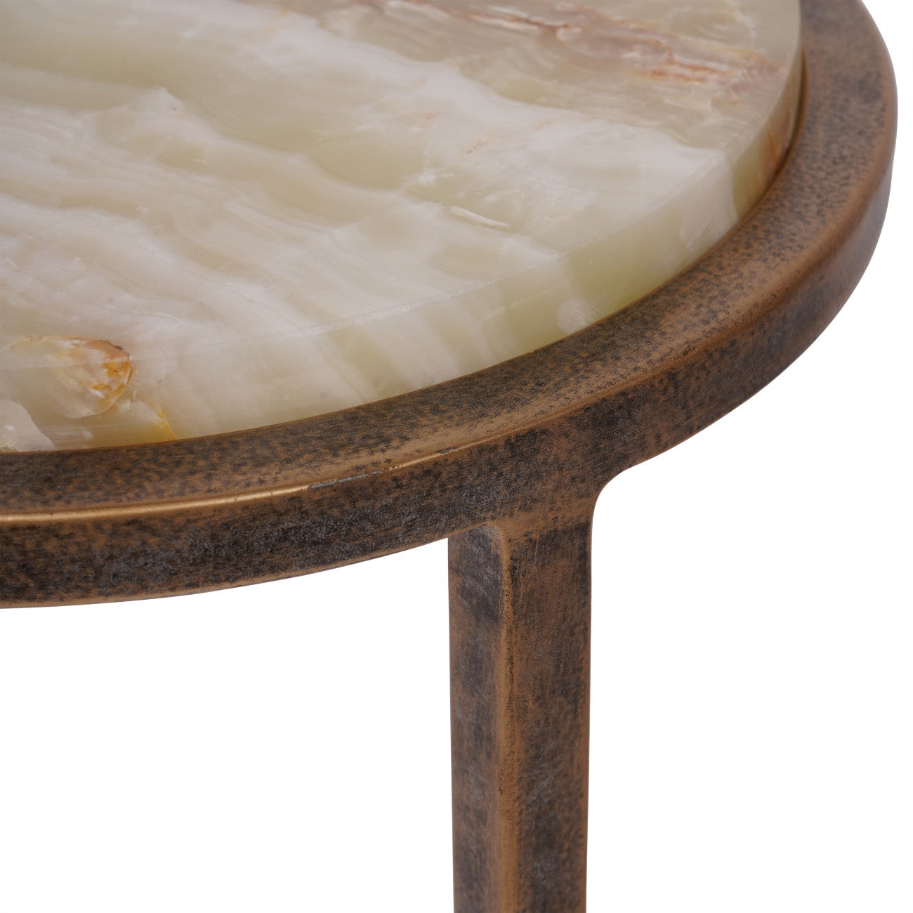 Perrin Accent Table — Green Onyx