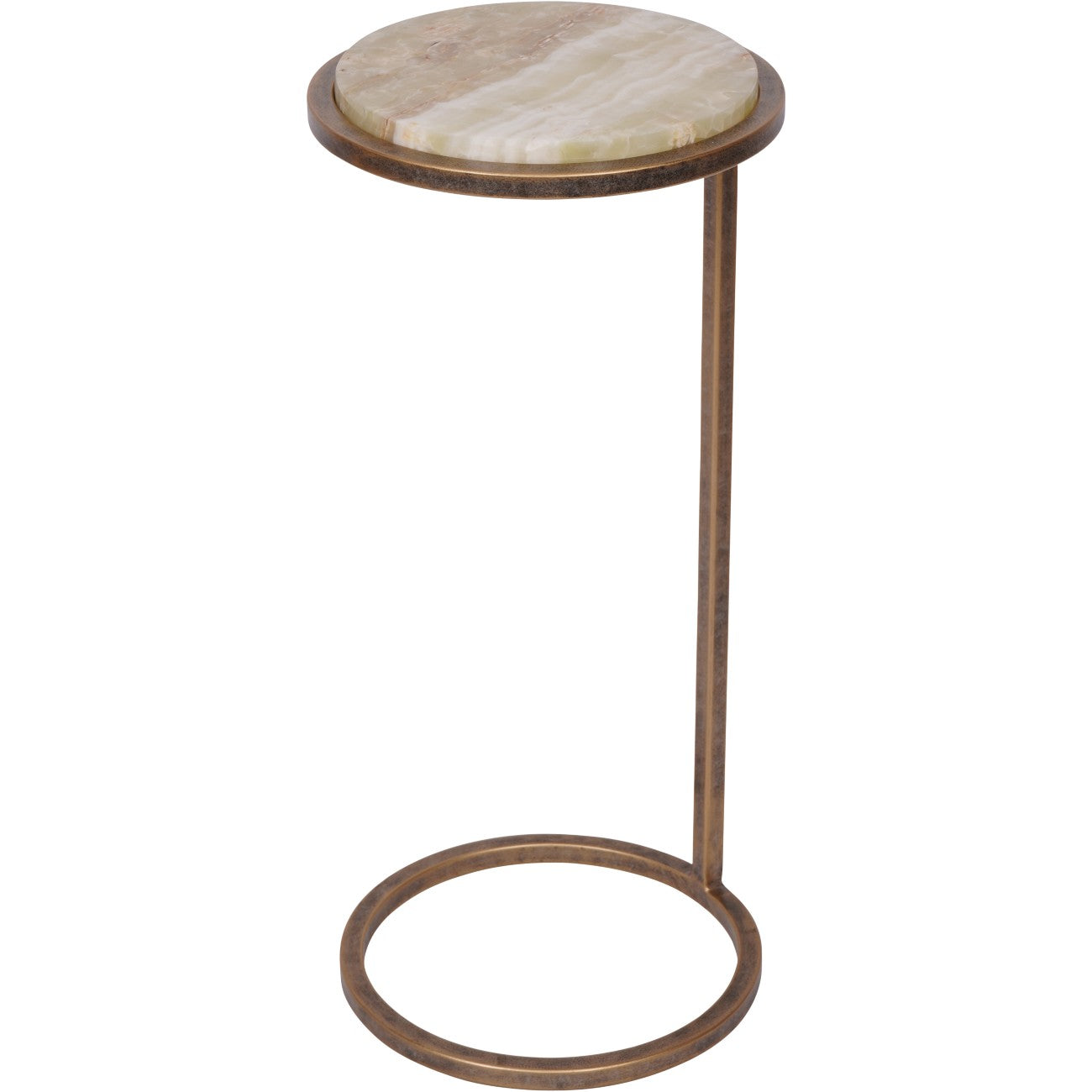 Perrin Accent Table — Green Onyx