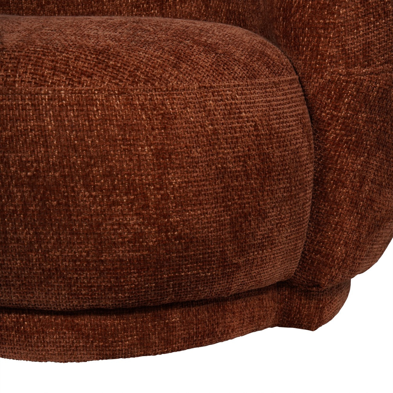 Marchand Curved Sofa — Terracotta