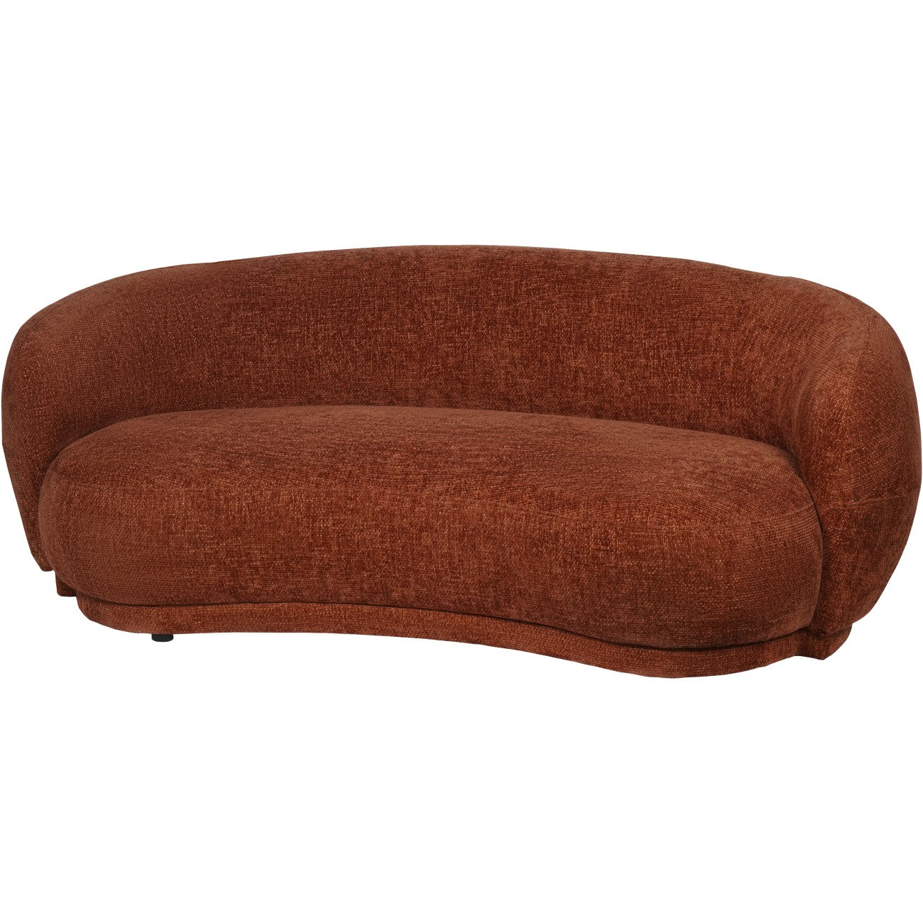 Marchand Curved Sofa — Terracotta