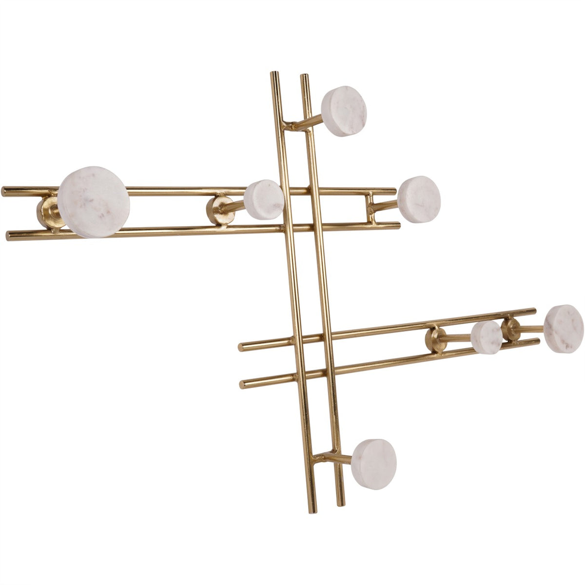 Corvine Iron & Marble Wall Hanger