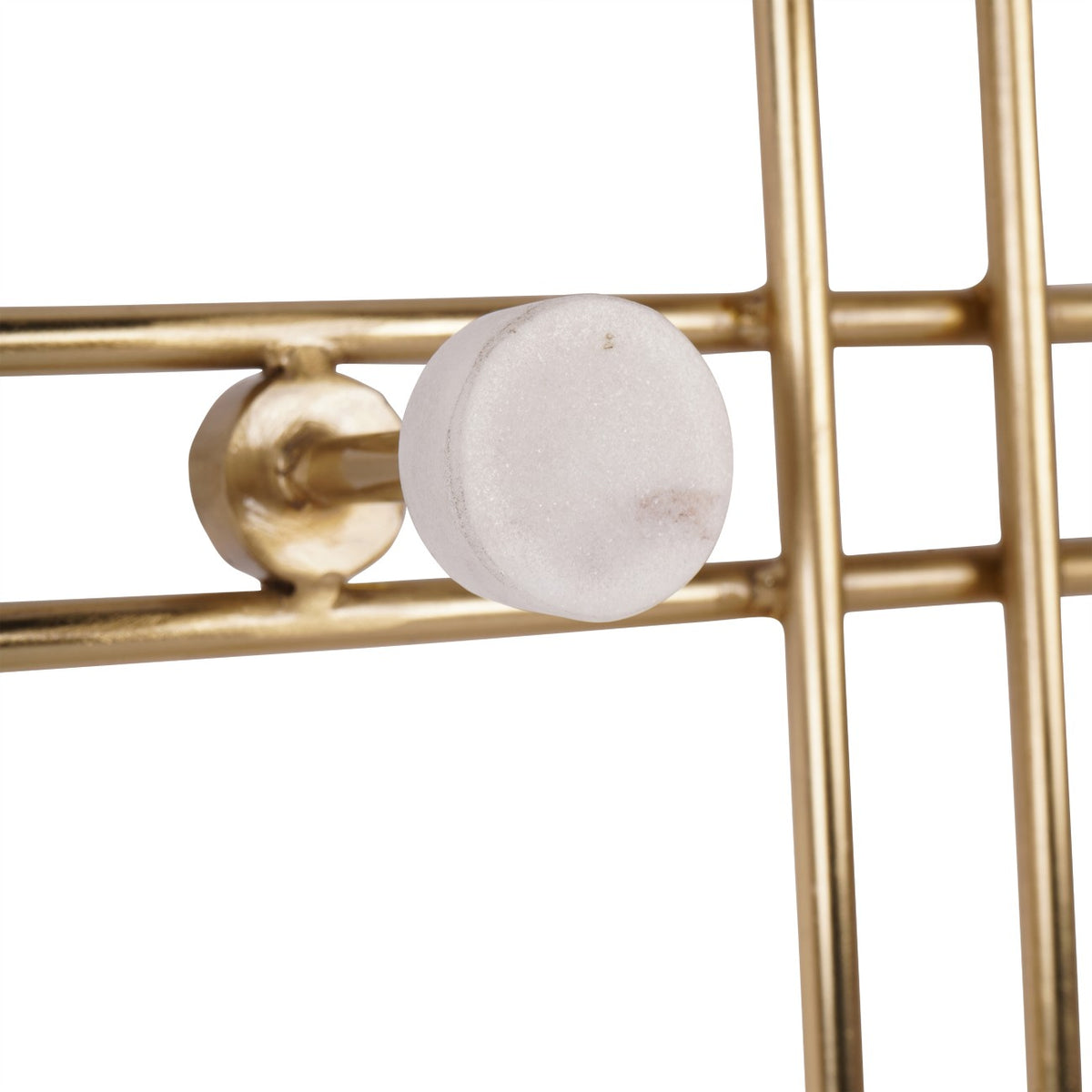Corvine Iron & Marble Wall Hanger