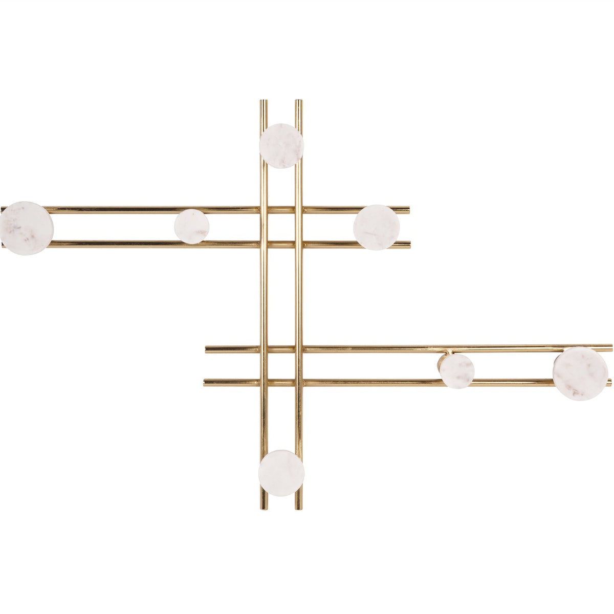 Corvine Iron & Marble Wall Hanger