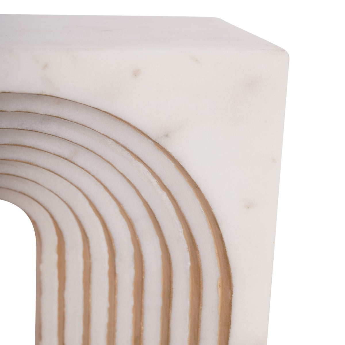 Calder White Marble Sculpture