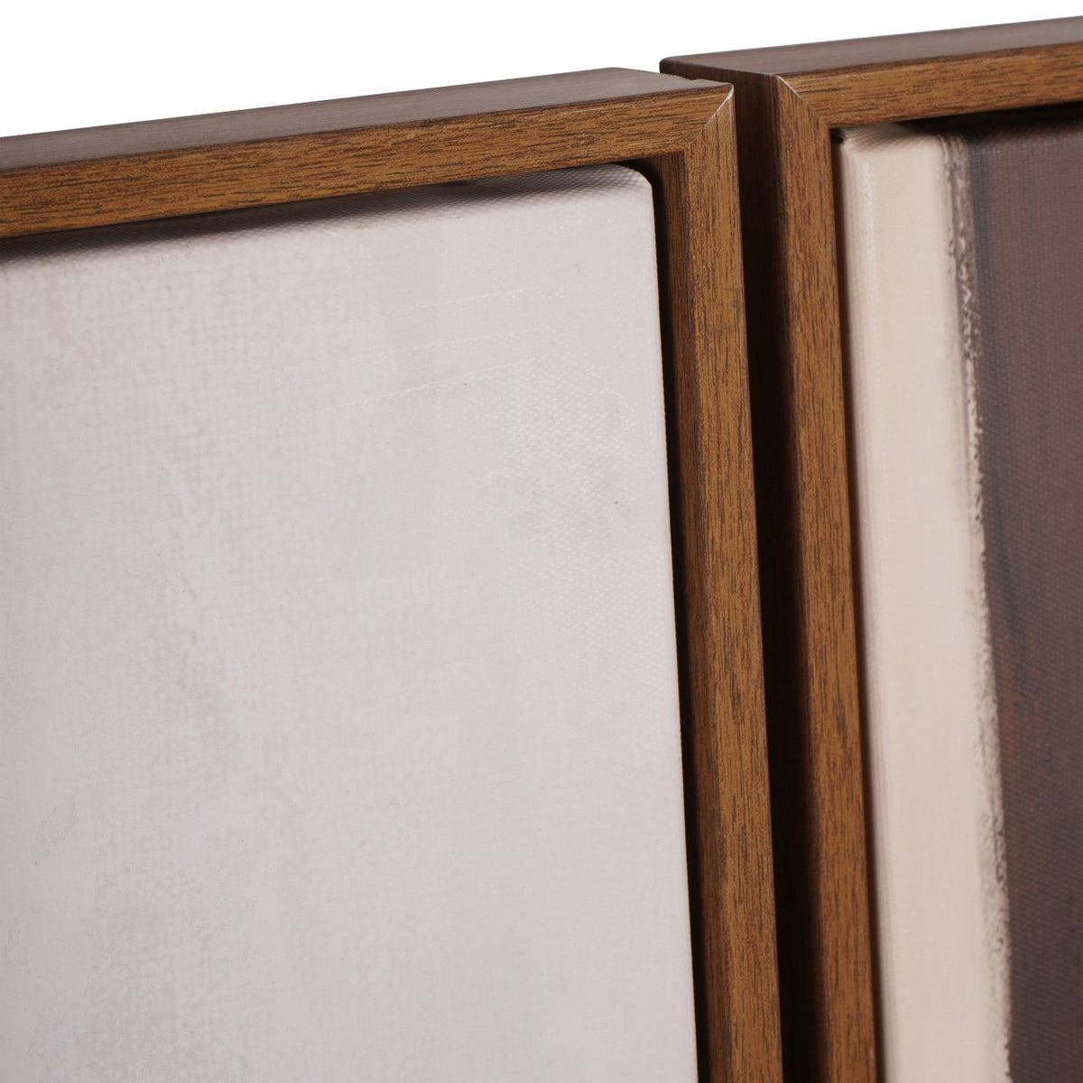 Hessa Abstract Framed Canvas, Set of 2 — 60x120cm