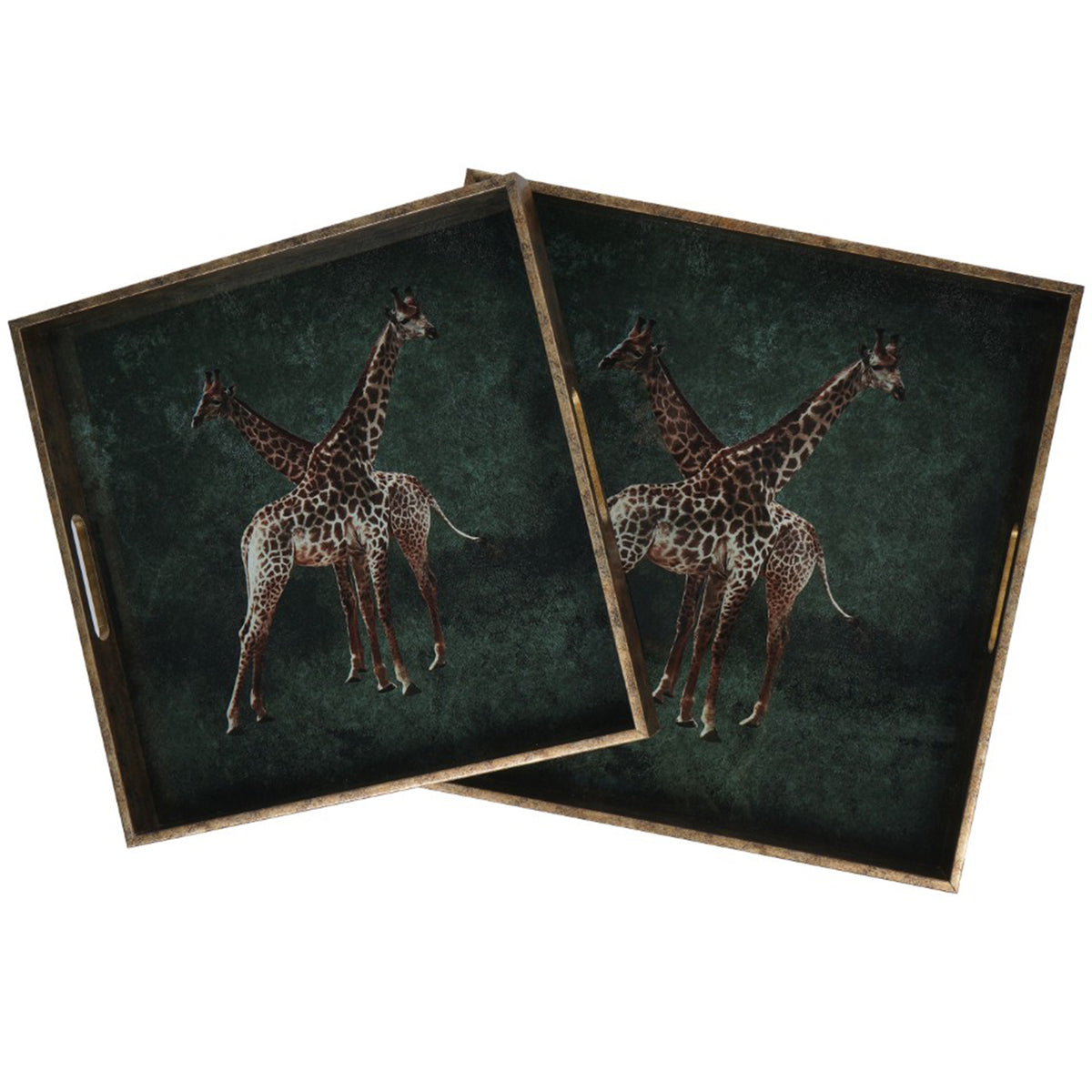 Isolde Giraffe Nesting Trays, Set of 2