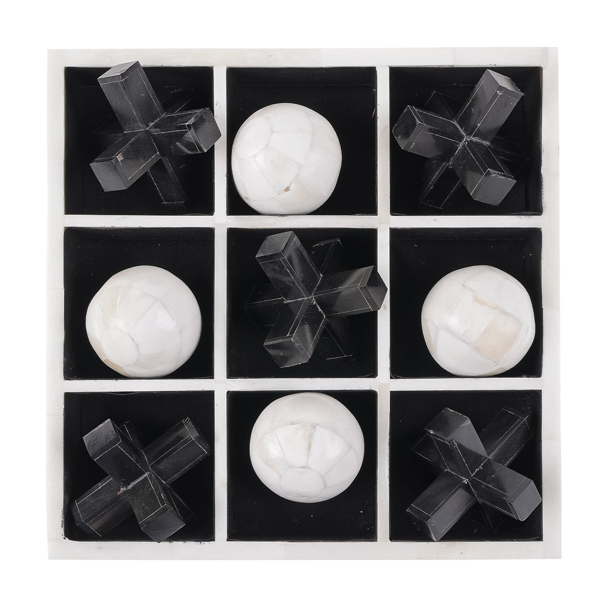 Farleigh Bone & Horn Inlay Noughts and Crosses