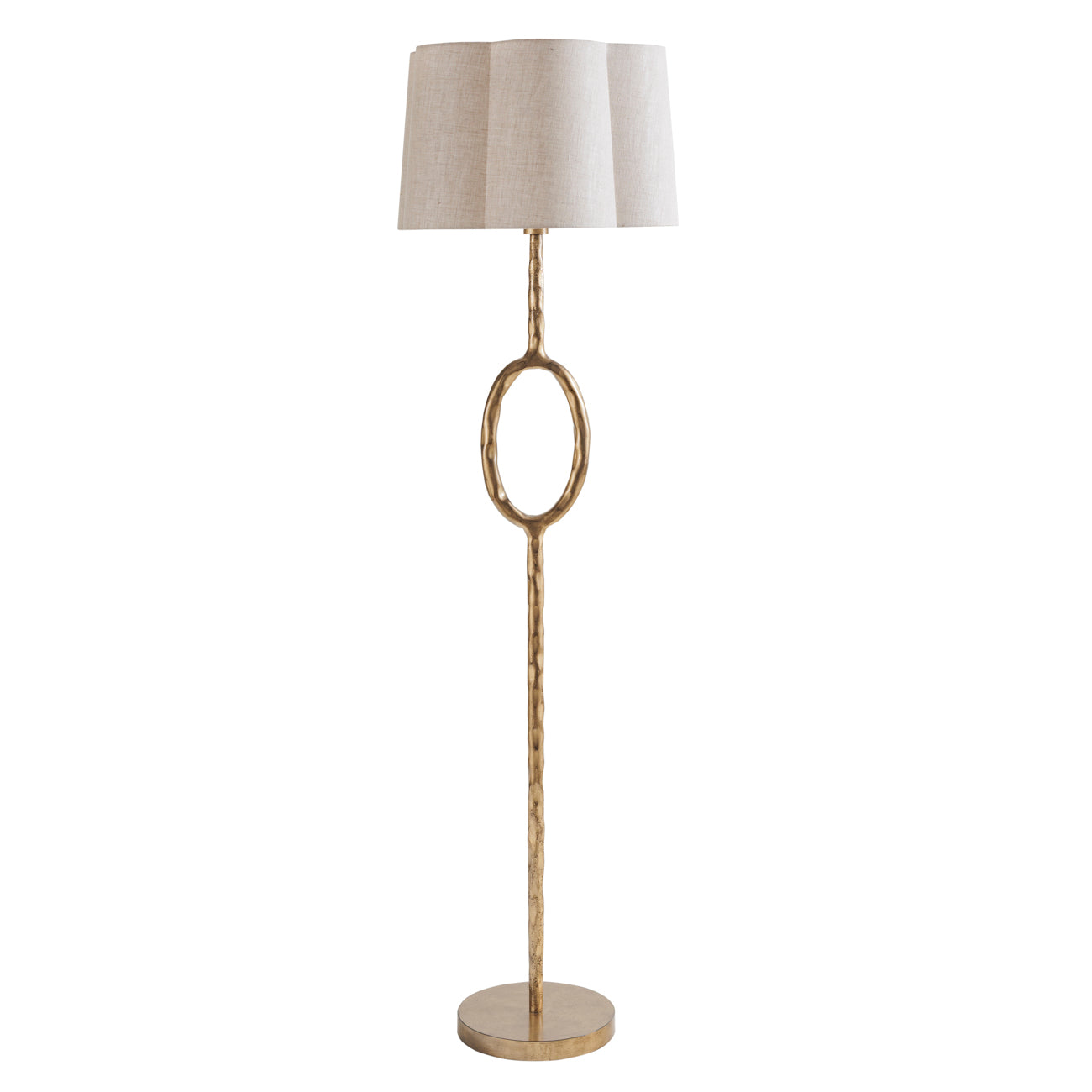 Ondrej Floor Lamp with Linen Shade