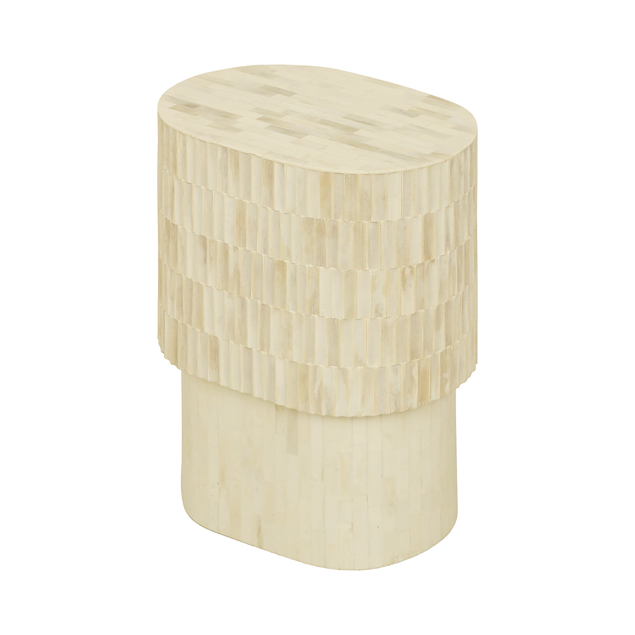 Aldric Bone Inlay Side Table