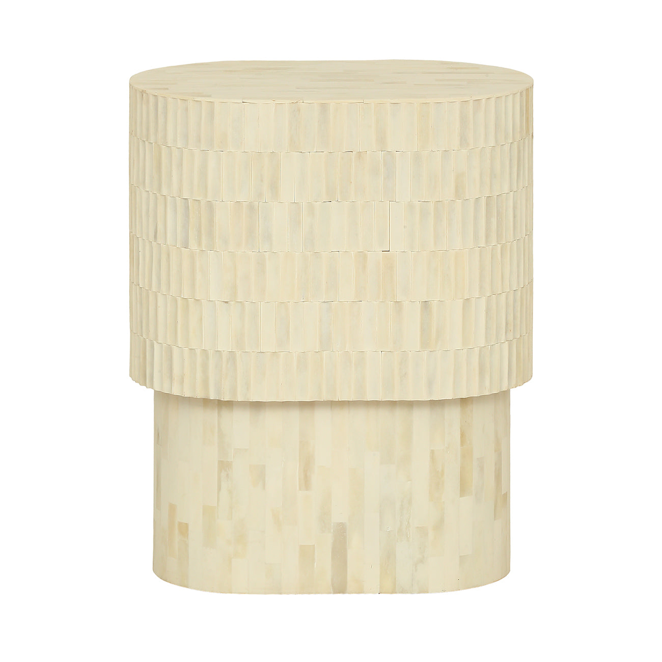 Aldric Bone Inlay Side Table