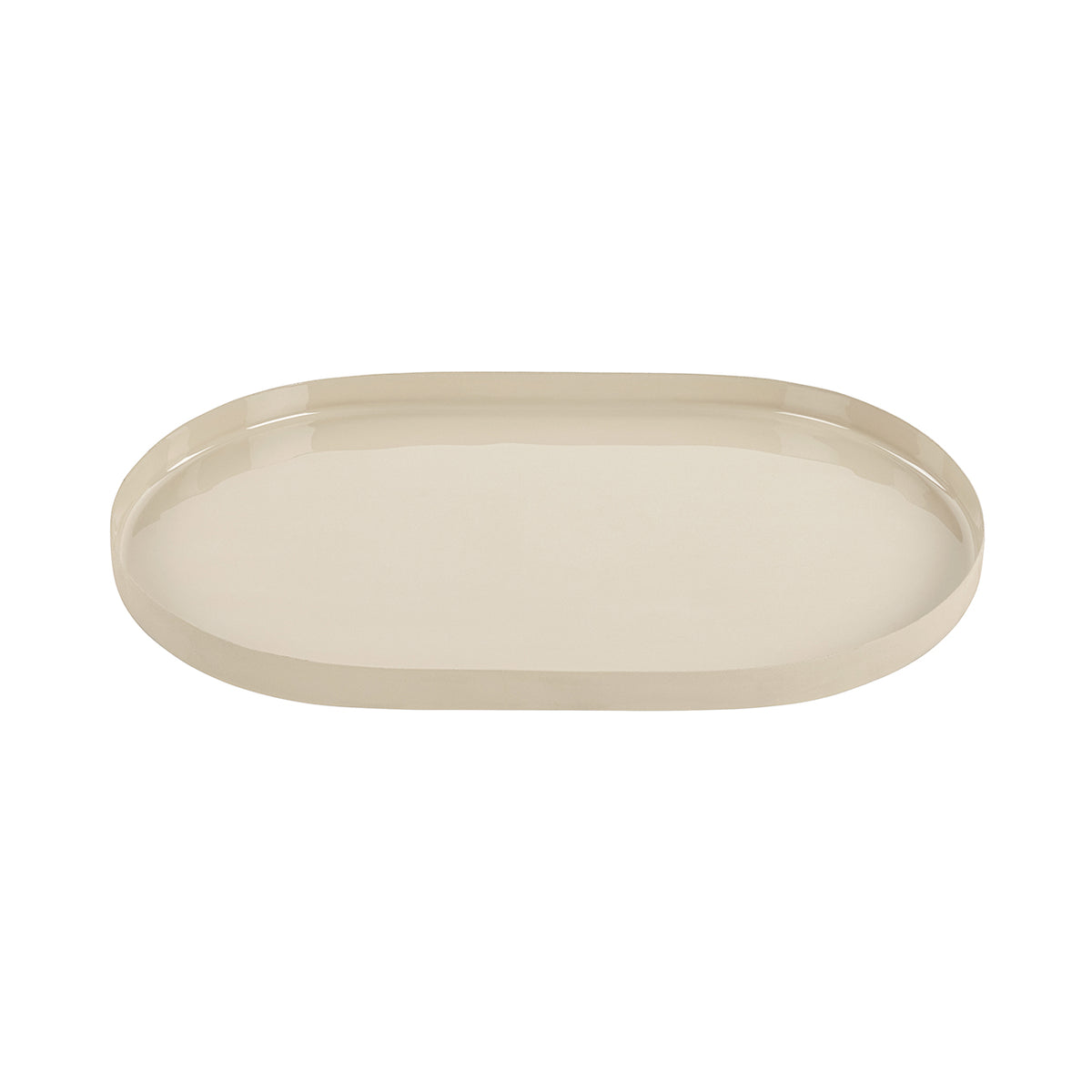 Corentin Enamel Beige Tray — Small