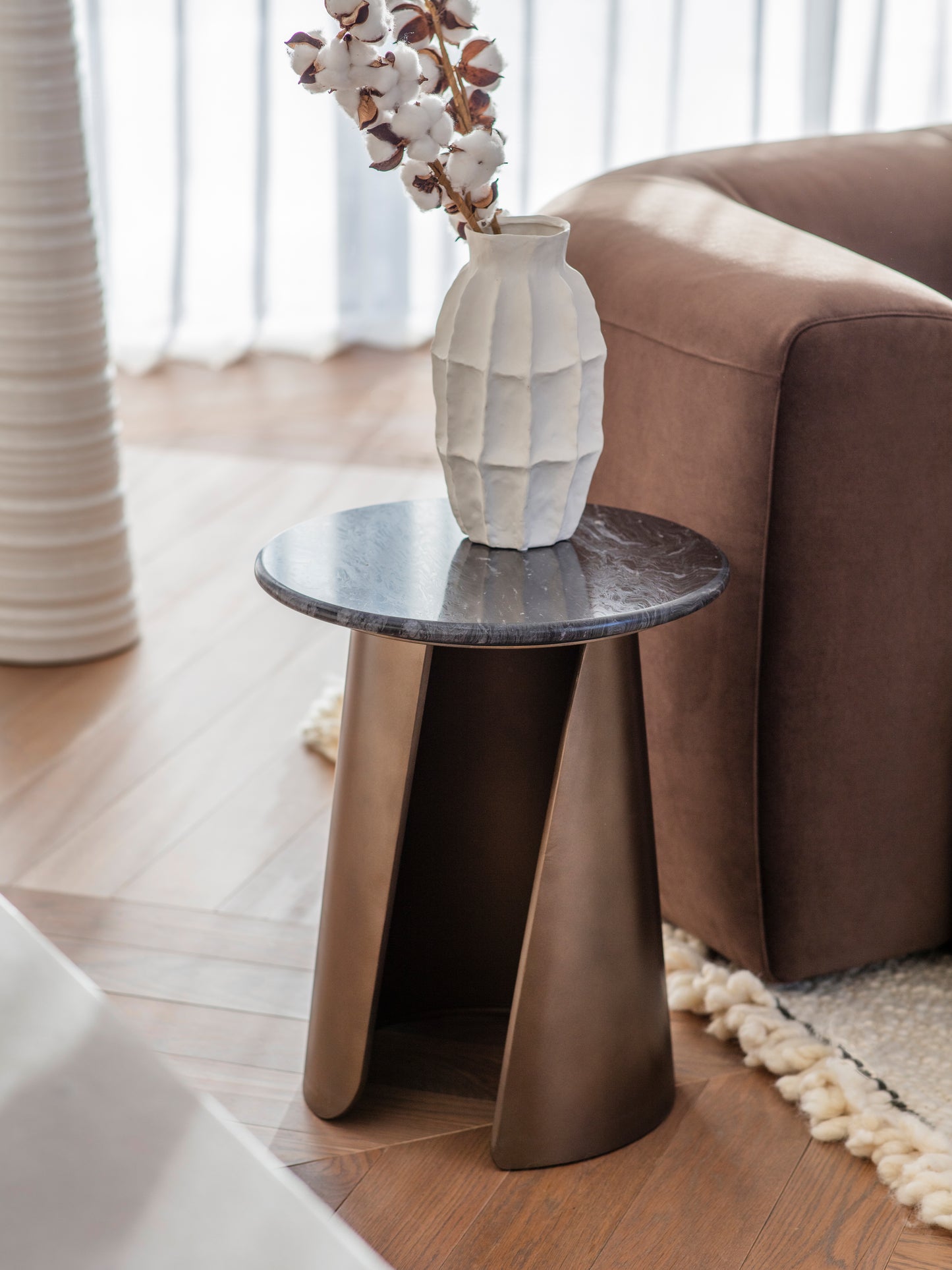 Larkspur Crescent Side Table