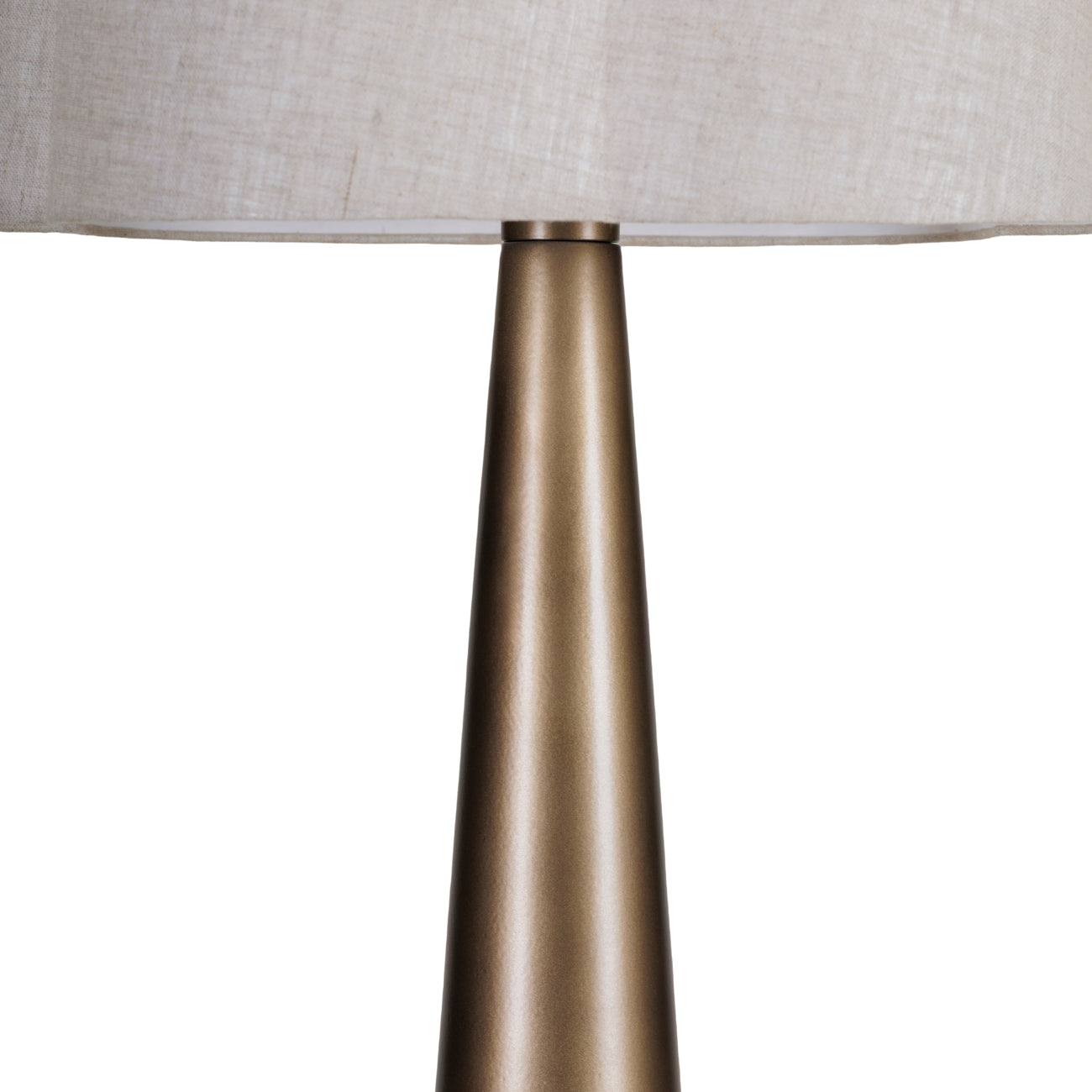Halewood Smoked Gold Floor Lamp — 170cm