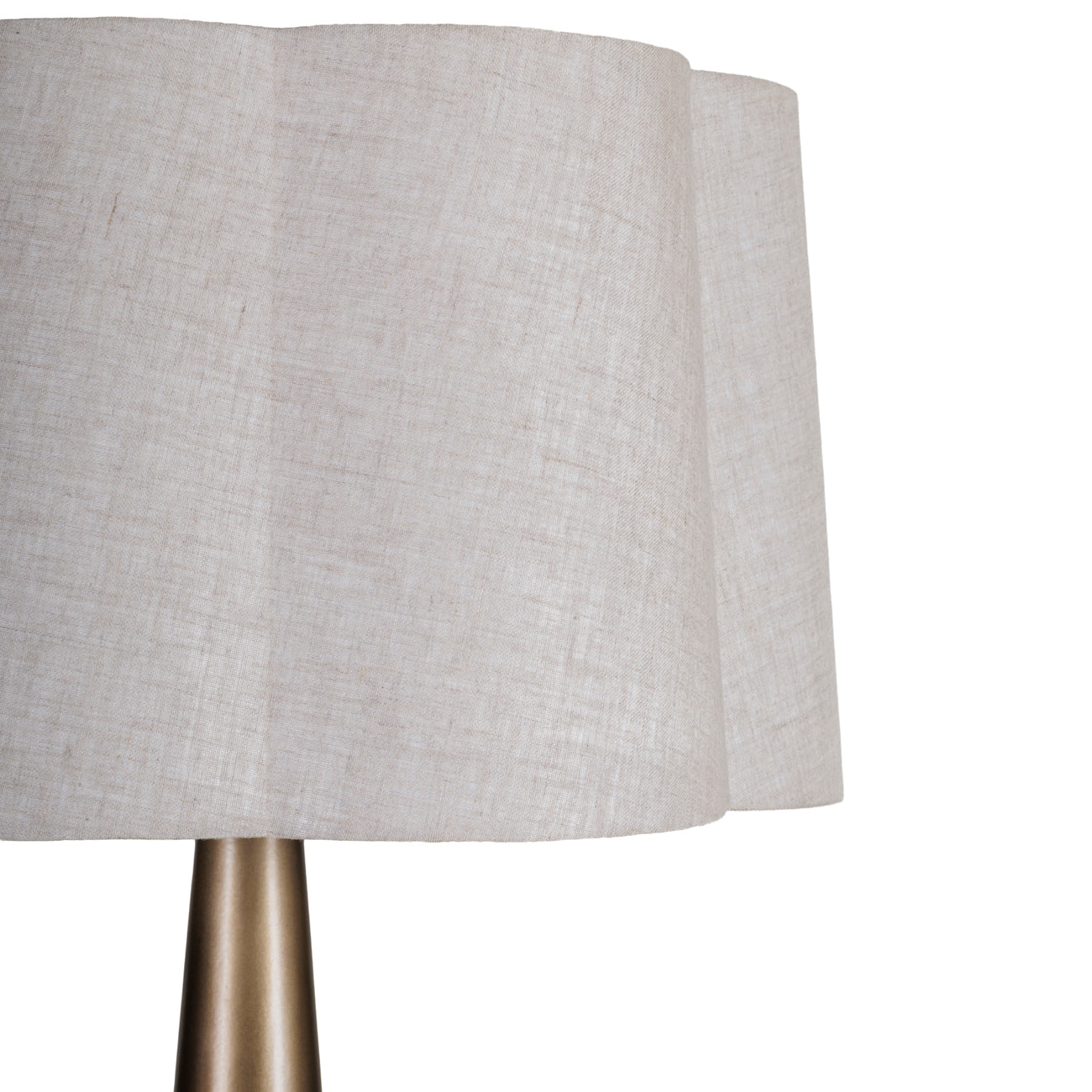 Halewood Smoked Gold Floor Lamp — 170cm