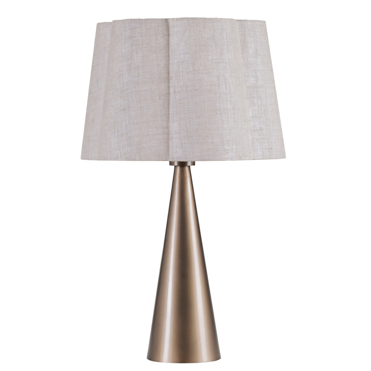 Halewood Smoked Gold Table Lamp — 60cm
