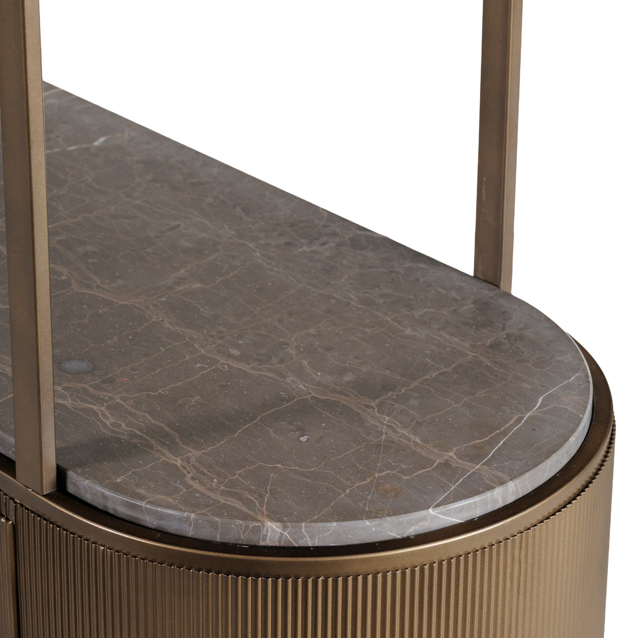 Aurelio Royal Gold Shelving Unit