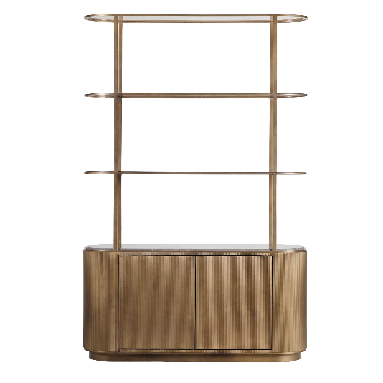 Aurelio Royal Gold Shelving Unit