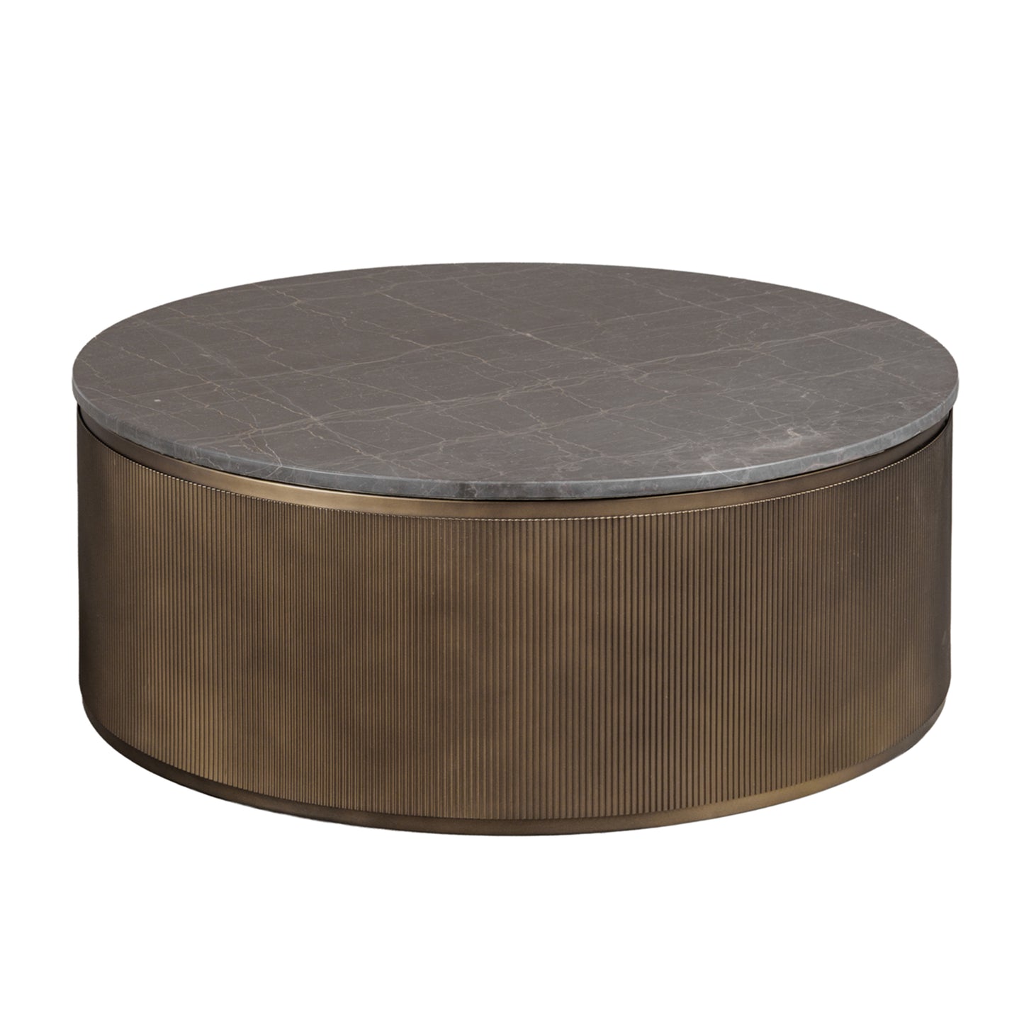 Aurelio Royal Gold Nesting Coffee Tables, Set of 2