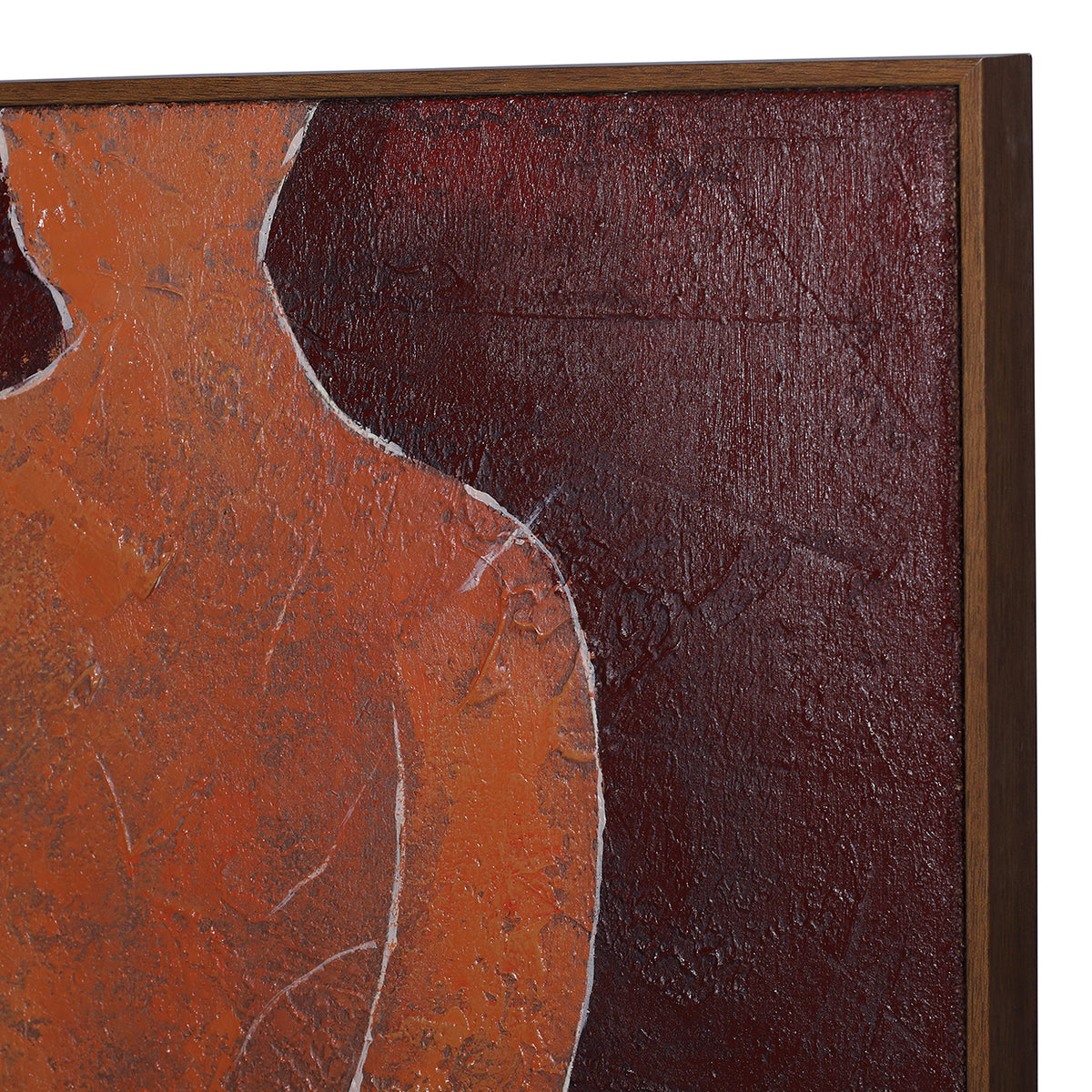 Solvei Textured Hessian Wall Art — 120x90cm