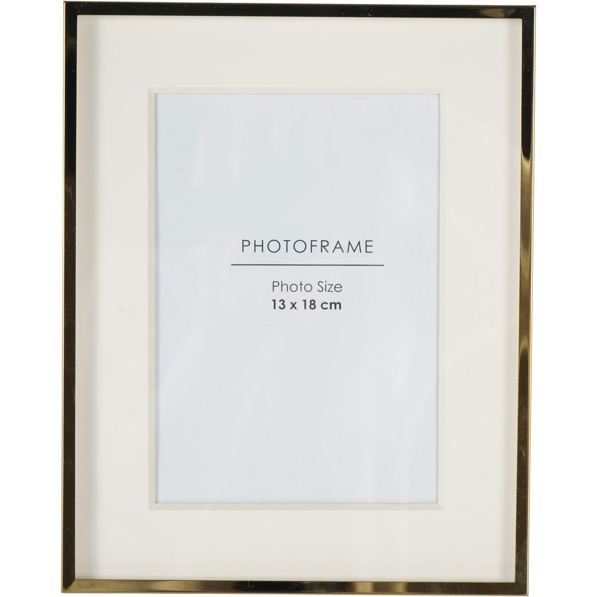 Belden Iron Gold Photo Frame — 13x18cm