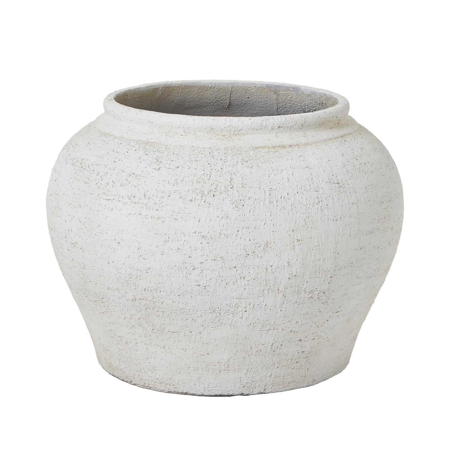 Althaea Ceramic Planter Pair – Soft White