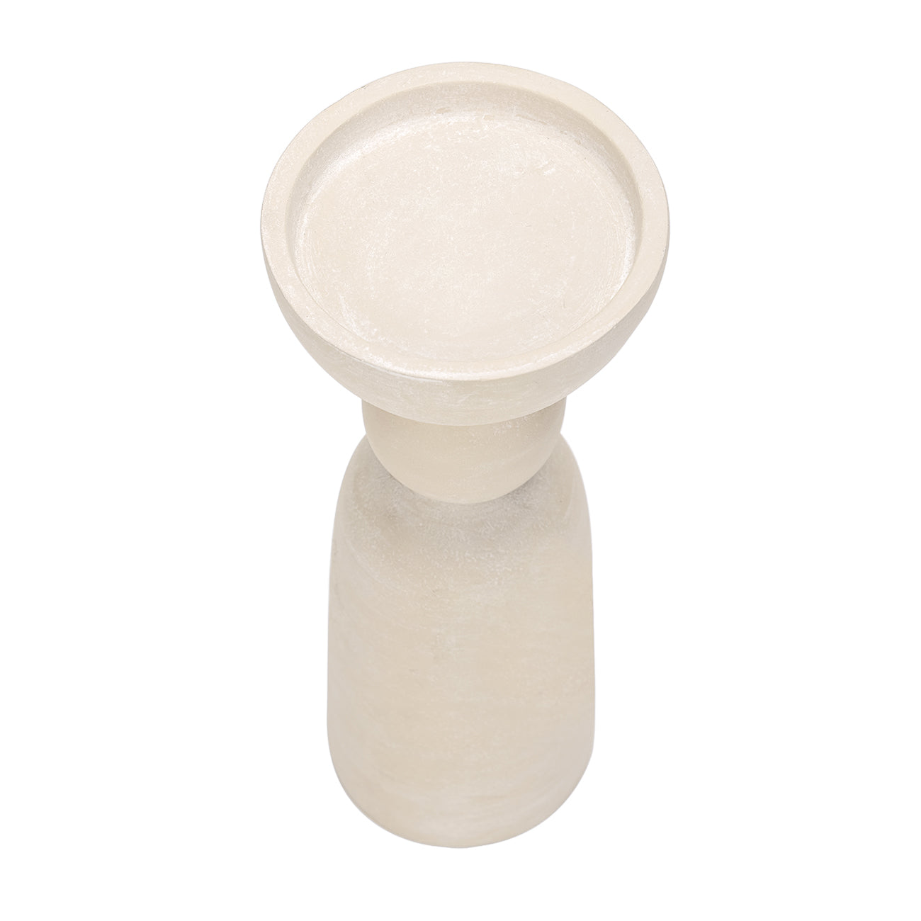 Atria Form Tall Sculpted Putty Pillar Holder – Large