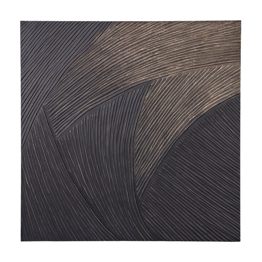 Nocturne Wave Sculptural Wall Panel