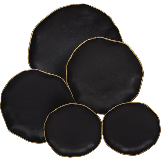 Aureon Disc Composition | Sculptural Metal Wall Art