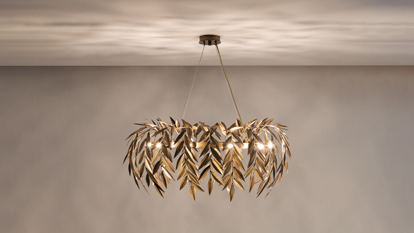 AZORES | OXIDIZED BRASS CHANDELIER 80