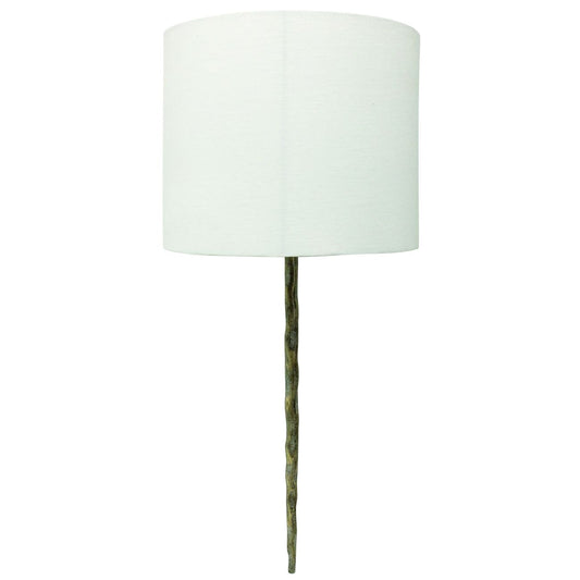 Caldera Hammered Brass Wall Light