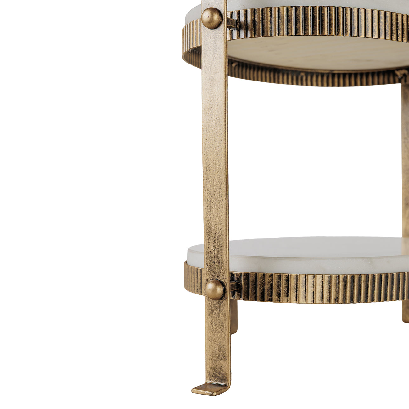 Celine Marble Two-Tier Stand