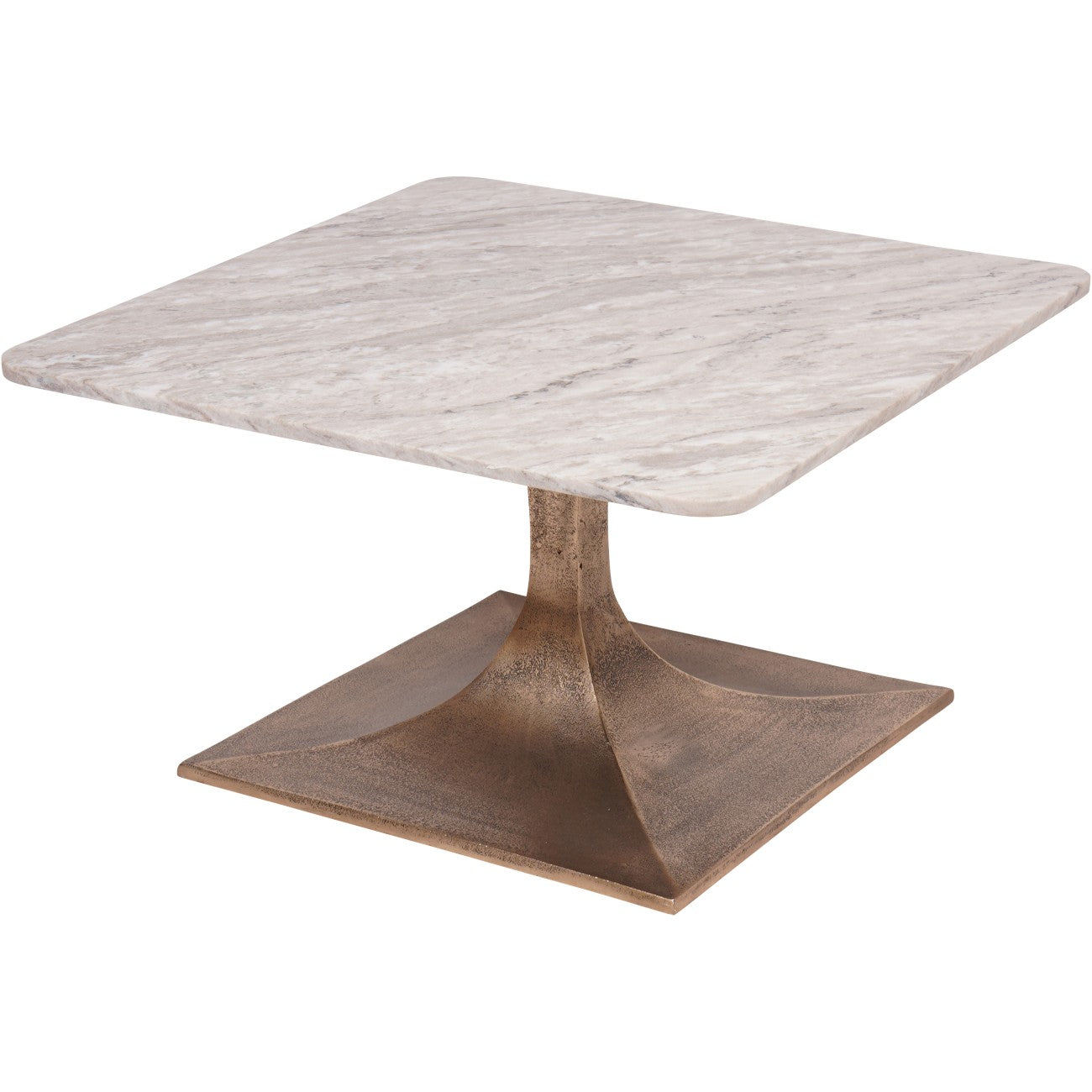 Eliano Square Marble Coffee Table – 70cm