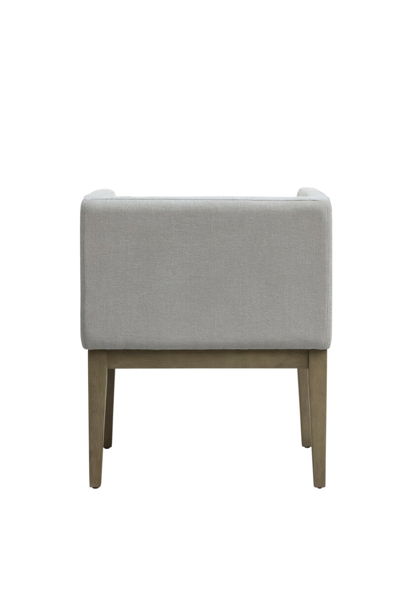 Elmsford Upholstered Dining Chair – Cream Oak