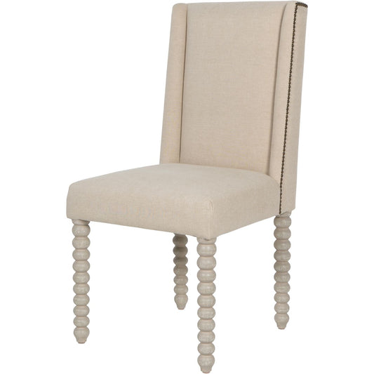 Elowen Upholstered Dining Chair – Cream